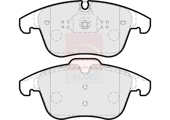 Apec Blue PD3900 Brake Pad Set, disc brake - 2