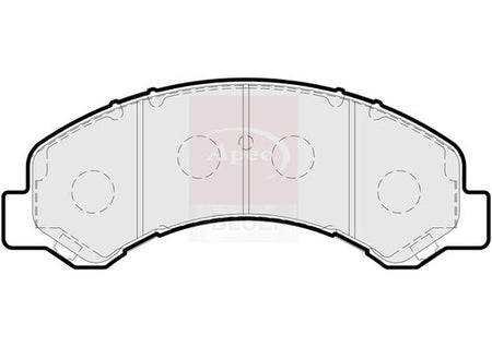 Apec Blue PD3902 Brake Pad Set, disc brake - 2