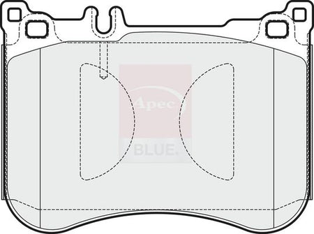 Apec Blue PD3905 Brake Pad Set, disc brake - 1