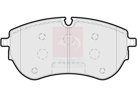 Apec Blue PD3911 Brake Pad Set, disc brake - 1