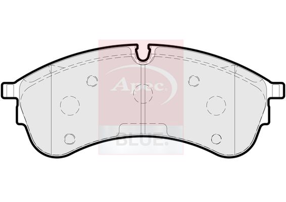Apec Blue PD3913 Brake Pad Set, disc brake - 1