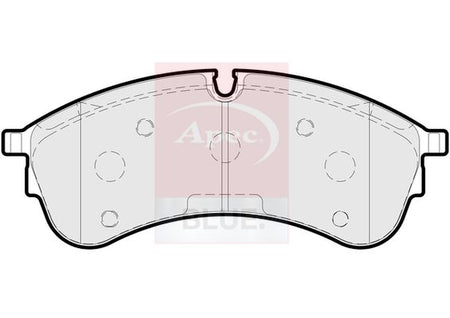 Apec Blue PD3913 Brake Pad Set, disc brake - 1