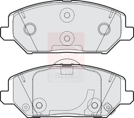 Apec Blue PD3914 Brake Pad Set, disc brake - 1