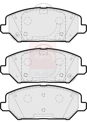 Apec Blue PD3914 Brake Pad Set, disc brake - 2