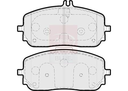 Apec Blue PD3917 Brake Pad Set, disc brake - 1