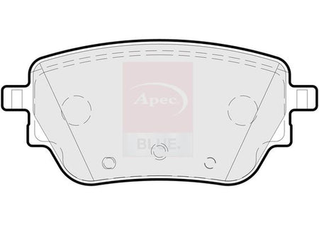 Apec Blue PD3918 Brake Pad Set, disc brake - 1
