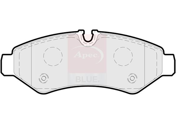 Apec Blue PD3919 Brake Pad Set, disc brake - 1