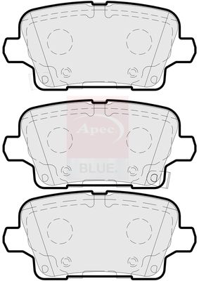 Apec Blue PD3921 Brake Pad Set, disc brake - 1