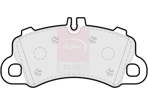 Apec Blue PD3924 Brake Pad Set, disc brake - 1