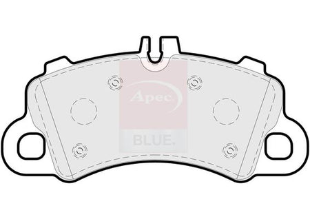 Apec Blue PD3924 Brake Pad Set, disc brake - 1