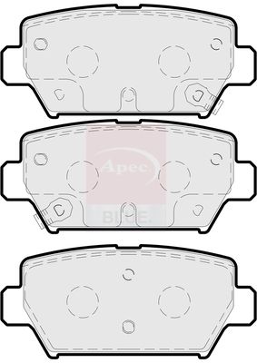 Apec Blue PD3926 Brake Pad Set, disc brake - 1