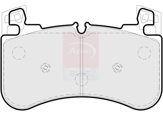 Apec Blue PD3928 Brake Pad Set, disc brake - 1