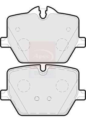 Apec Blue PD3931 Brake Pad Set, disc brake - 1