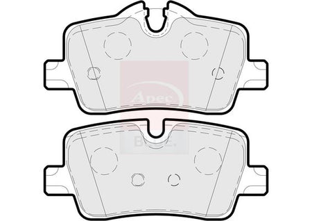 Apec Blue PD3932 Brake Pad Set, disc brake - 1