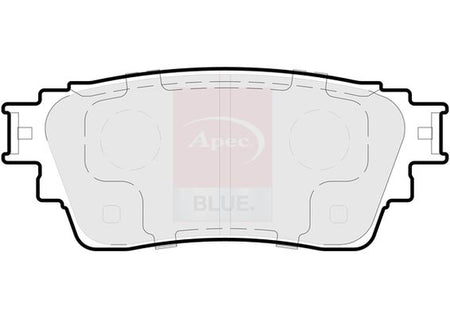 Apec Blue PD3933 Brake Pad Set, disc brake - 1