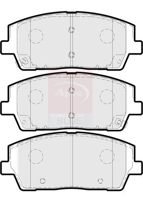 Apec Blue PD3935 Brake Pad Set, disc brake - 1