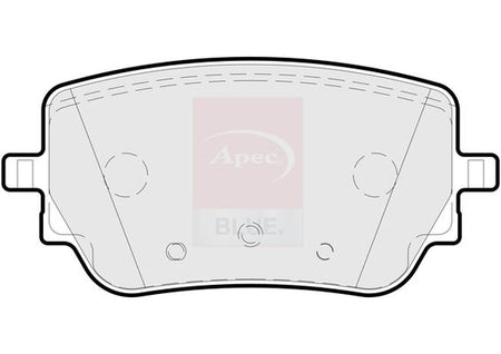 Apec Blue PD3937 Brake Pad Set, disc brake - 1