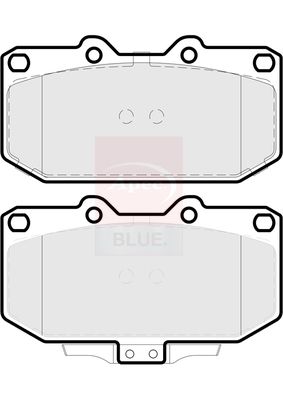 Apec Blue PD3938 Brake Pad Set, disc brake - 1