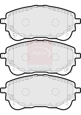 Apec Blue PD3939 Brake Pad Set, disc brake - 1