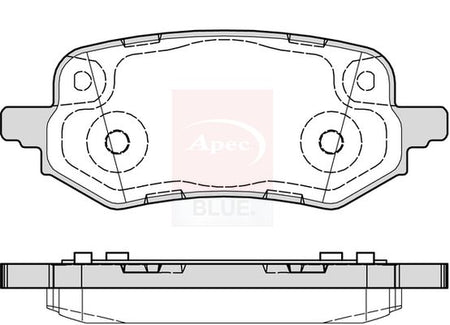 Apec Blue PD3947 Brake Pad Set, disc brake - 1