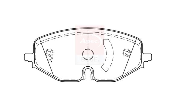 Apec Blue PD3950 Brake Pad Set, disc brake - 1