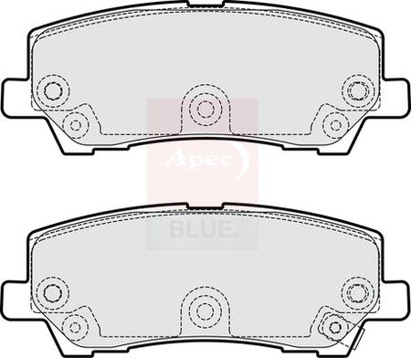 Apec Blue PD3958 Brake Pad Set, disc brake - 1