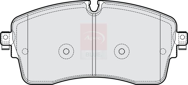 Apec Blue PD3970 Brake Pad Set, disc brake - 1