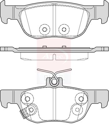 Apec Blue PD3972 Brake Pad Set, disc brake - 1