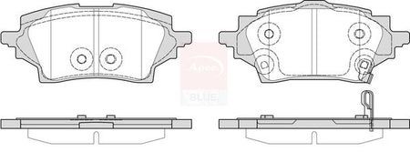 Apec Blue PD3992 Brake Pad Set, disc brake - 1