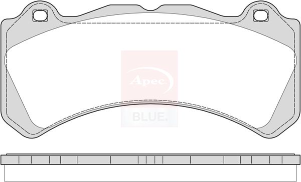 Apec Blue PD3994 Brake Pad Set, disc brake - 1