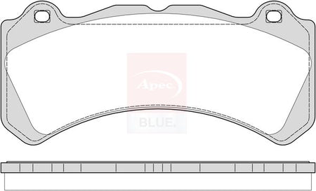 Apec Blue PD3994 Brake Pad Set, disc brake - 1