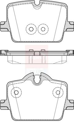 Apec Blue PD4019 Brake Pad Set, disc brake - 1