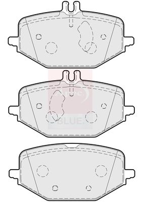 Apec Blue PD4021 Brake Pad Set, disc brake - 1