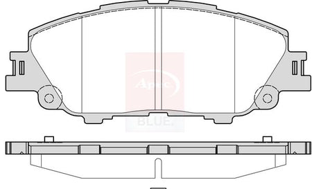 Apec Blue PD4030 Brake Pad Set, disc brake - 1
