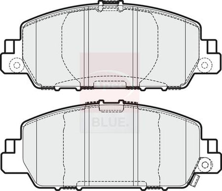Apec Blue PD4250 Brake Pad Set, disc brake - 1