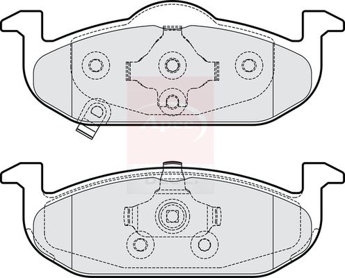 Apec Blue PD4251 Brake Pad Set, disc brake - 1