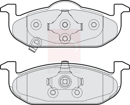 Apec Blue PD4251 Brake Pad Set, disc brake - 1