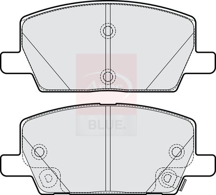 Apec Blue PD4253 Brake Pad Set, disc brake - 1