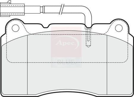 Apec Blue PD4266 Brake Pad Set, disc brake - 1