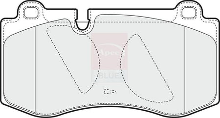Apec Blue PD4267 Brake Pad Set, disc brake - 1