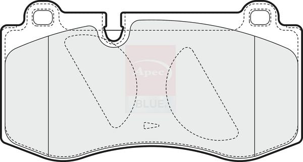 Apec Blue PD4267 Brake Pad Set, disc brake - 1