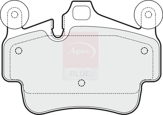 Apec Blue PD4270 Brake Pad Set, disc brake - 1