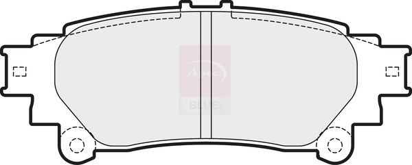 Apec Blue PD4272 Brake Pad Set, disc brake - 1