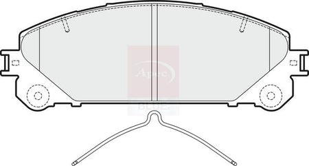 Apec Blue PD4276 Brake Pad Set, disc brake - 1