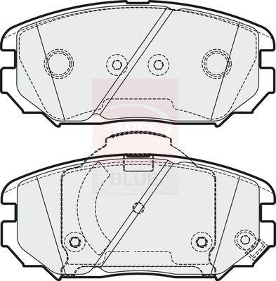 Apec Blue PD4279 Brake Pad Set, disc brake - 1