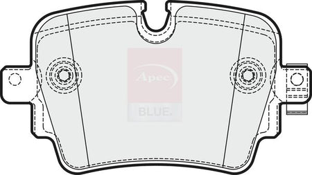 Apec Blue PD4280 Brake Pad Set, disc brake - 1