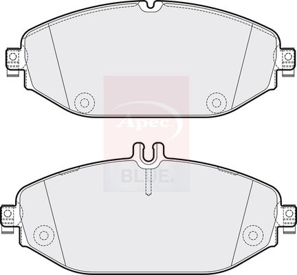 Apec Blue PD4282 Brake Pad Set, disc brake - 1
