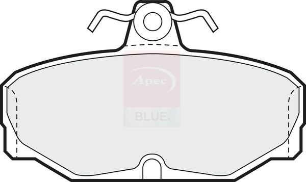 Apec Blue PD4288 Brake Pad Set, disc brake - 1