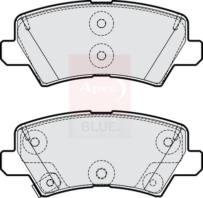 Apec Blue PD4301 Brake Pad Set, disc brake - 1