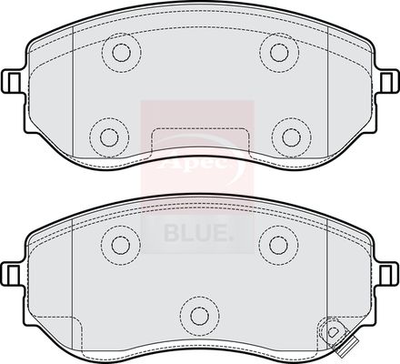 Apec Blue PD4302 Brake Pad Set, disc brake - 1